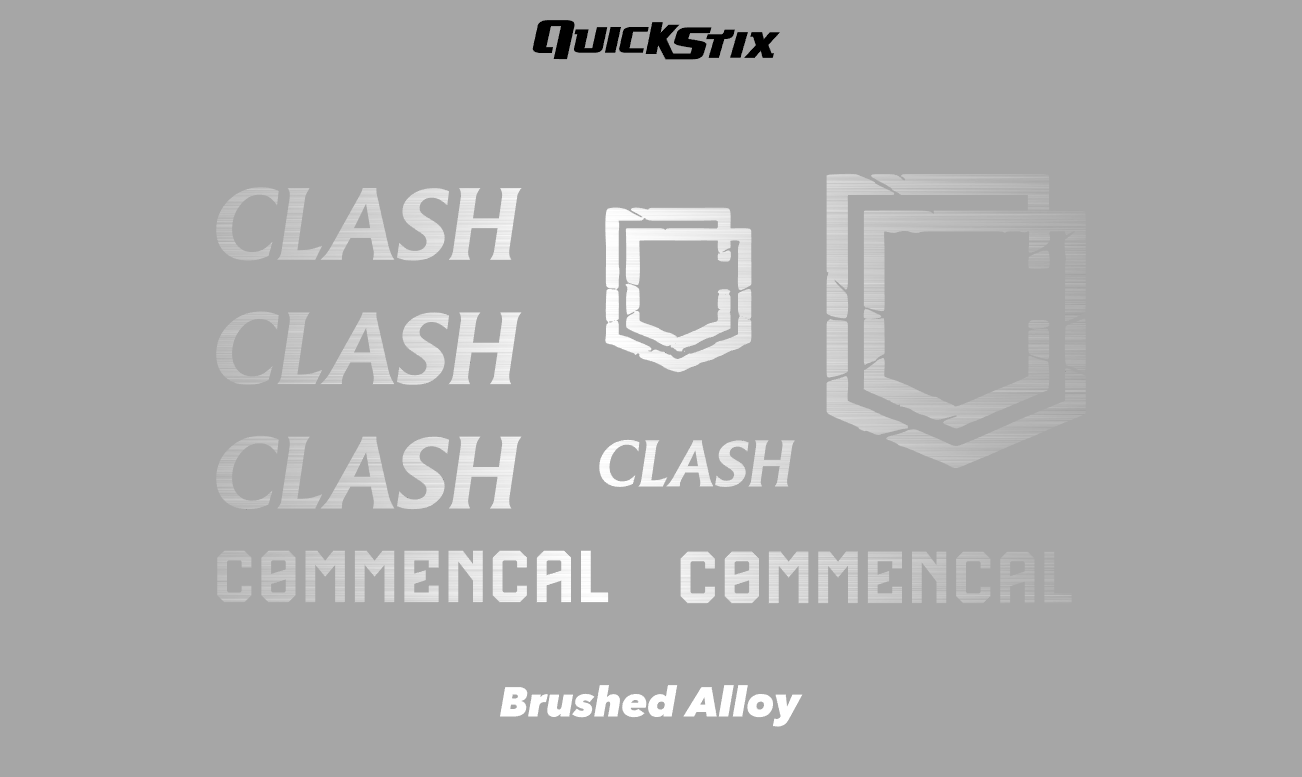 2022 Commencal CLASH frame decal kit.