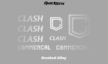 2022 Commencal CLASH frame decal kit.