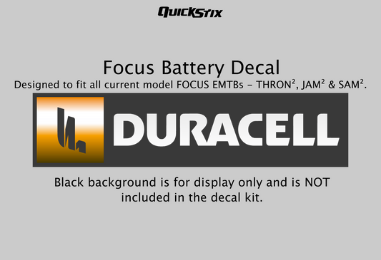 Focus eBike Battery decal.