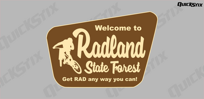 RADLAND State Forest decal
